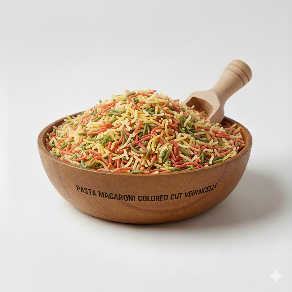Pasta Macaroni Colored Cut Vermicelli